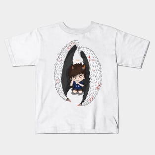 Angel Boy devil Kids T-Shirt